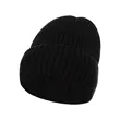 Custom Logo Ribbed Knit Cuffed Winter Beanie | https://www.bestnamebadges.com