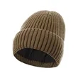 Custom Logo Ribbed Knit Cuffed Winter Beanie | https://www.bestnamebadges.com
