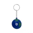 Globe Earth Shape Stress Ball Keychain | https://www.bestnamebadges.com