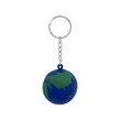 Globe Earth Shape Stress Ball Keychain | https://www.bestnamebadges.com