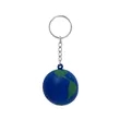 Globe Earth Shape Stress Ball Keychain | https://www.bestnamebadges.com