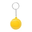 Tennis Ball Shape Stress Reliever Keychain | https://www.bestnamebadges.com