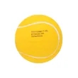Tennis Ball Shape Stress Reliever Keychain | https://www.bestnamebadges.com