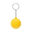 Tennis Ball Shape Stress Reliever Keychain | https://www.bestnamebadges.com