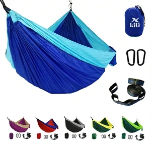106"x55" Portable Camping Hammock With Pouch For Outdoor