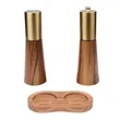 Wooden Manual Salt And Pepper Grinder Set | https://www.bestnamebadges.com