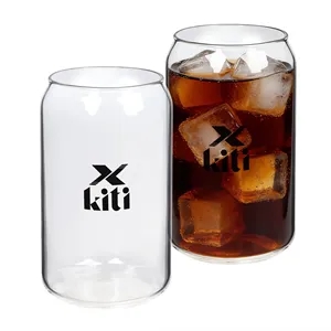 12Oz Can Shaped Clear Drinking Glass Cup