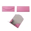 Triangle Foldable Leather Glasses Case W/ Magnetic Closure | https://www.bestnamebadges.com