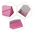 Triangle Foldable Leather Glasses Case W/ Magnetic Closure | https://www.bestnamebadges.com