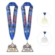 One Sided Custom Zinc Alloy Soft Enamel Medal | https://www.bestnamebadges.com