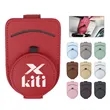 Magnetic Leather Sunglass Holder For Car Visor | https://www.bestnamebadges.com