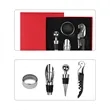 4 Piece Premium Wine Opener Set With Case | https://www.bestnamebadges.com