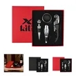 4 Piece Premium Wine Opener Set With Case | https://www.bestnamebadges.com