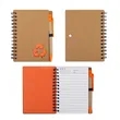 Kraft Cover Mini Spiral Notebook Journal With Pen | https://www.bestnamebadges.com