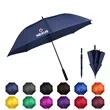 61" Arc Double Canopy Vented Automatic Open Golf Umbrella | https://www.bestnamebadges.com