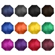 61" Arc Double Canopy Vented Automatic Open Golf Umbrella | https://www.bestnamebadges.com