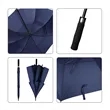 61" Arc Double Canopy Vented Automatic Open Golf Umbrella | https://www.bestnamebadges.com