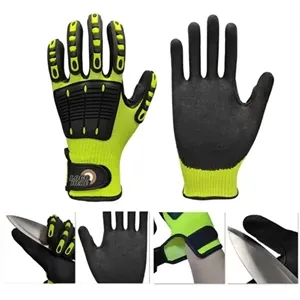 Tactical Leather Shooting Gloves With Grip