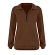 Cozy Half-Zip Fleece Pullover With Long Sleeves | https://www.bestnamebadges.com