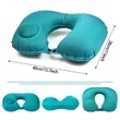Ultra-Comfy Inflatable Travel Neck Pillow | https://www.bestnamebadges.com