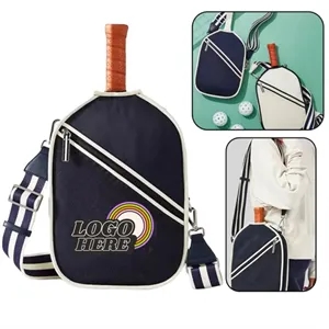 Crossbody Pickleball Paddle Bag With Hook