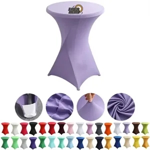 Stretchy Round Cocktail Table Covers
