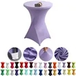 Stretchy Round Cocktail Table Covers | https://www.bestnamebadges.com