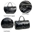 Premium Convertible Garment Duffel Bag | https://www.bestnamebadges.com