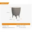 3-In-1 LED Cooler Table With Adjustable Height | https://www.bestnamebadges.com