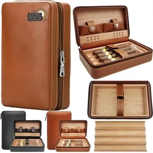 Luxury Travel Cigar Humidor Gift Set