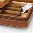 Luxury Travel Cigar Humidor Gift Set | https://www.bestnamebadges.com