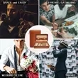 Luxury Travel Cigar Humidor Gift Set | https://www.bestnamebadges.com