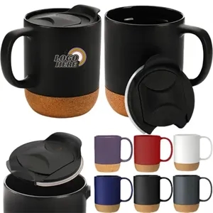 Stylish Cork-Base Coffee Mug