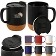 Stylish Cork-Base Coffee Mug | https://www.bestnamebadges.com