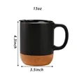 Stylish Cork-Base Coffee Mug | https://www.bestnamebadges.com