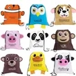 Jungle Safari Animal Drawstring Backpacks | https://www.bestnamebadges.com