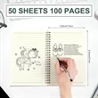 PP Coil Notebook - Compact & Customizable | https://www.bestnamebadges.com