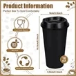 16OZ Vibrant Reusable Travel Coffee Mug | https://www.bestnamebadges.com