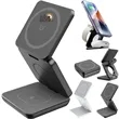 Compact 3-in-1 Travel Wireless Charger | https://www.bestnamebadges.com