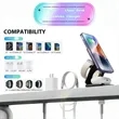 Compact 3-in-1 Travel Wireless Charger | https://www.bestnamebadges.com