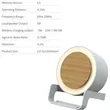 Rhythmic Wireless Charging Lamp | https://www.bestnamebadges.com