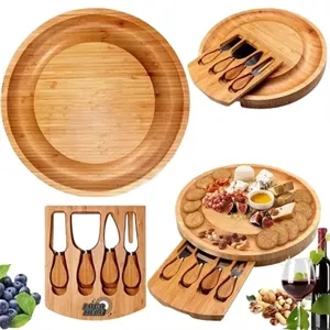 Bamboo Cheese & Charcuterie Cutting Board Set