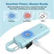 USB Rechargeable Personal Safety Alarm with Strobe | https://www.bestnamebadges.com