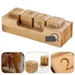 Bamboo Perpetual Block Calendar | https://www.bestnamebadges.com
