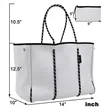 Ultra-Durable Waterproof Gym & Beach Tote | https://www.bestnamebadges.com