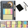 Vibrant Spiral Notebook Set With Sticky Notes & Pen | https://www.bestnamebadges.com
