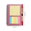 Vibrant Spiral Notebook Set With Sticky Notes & Pen | https://www.bestnamebadges.com