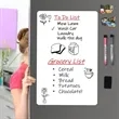 Magnetic Fridge Whiteboard - Stain-Resistant PET Surface | https://www.bestnamebadges.com