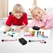 Magnetic Fridge Whiteboard - Stain-Resistant PET Surface | https://www.bestnamebadges.com
