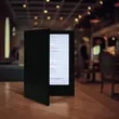 A4 PU Leather LED Menu Book For Dining | https://www.bestnamebadges.com